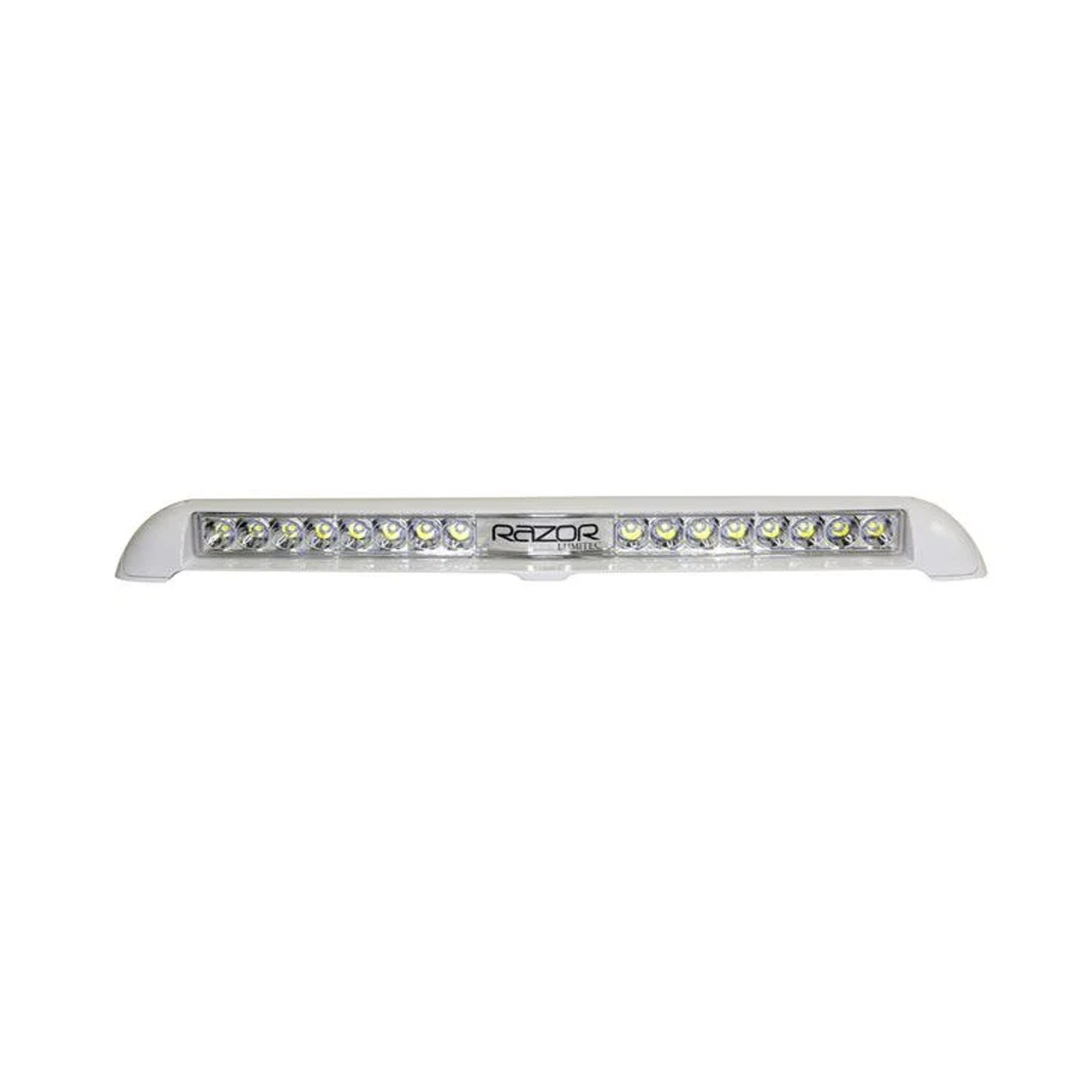 Barra de luces led color blanco serie Razor, de 10000 lúmenes, fabricado bajo norma de protección IP67.