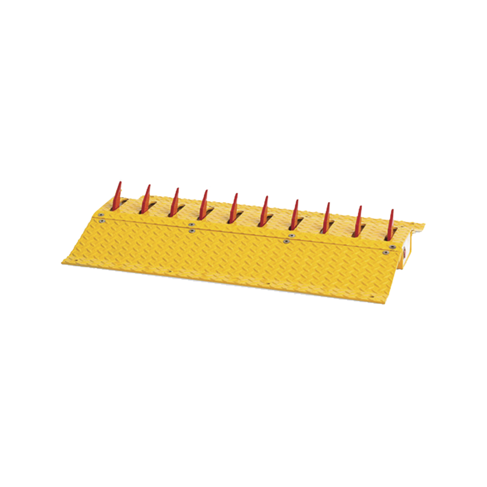 Picos poncha llantas autónomo / No requiere barrera vehicular / Para delimintar dirección de tráfico vehicular / Compatible con 1601-088 / Mide 90cm (3ft) / Fácil instalación de sobreponer