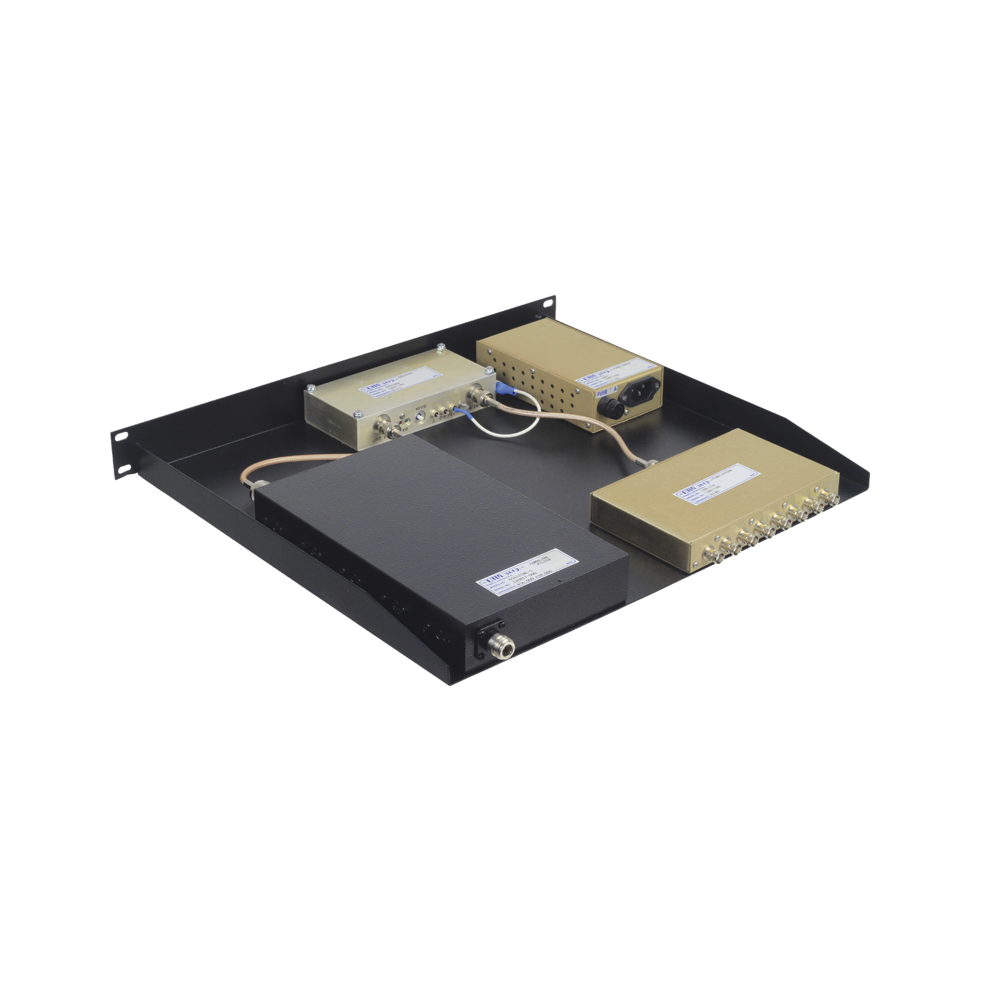 Multiacoplador y Preselector EMR, 440-512 MHz, 8 Canales, 3-10 MHz, 1 UR / Rack 19 in, N Hembras.