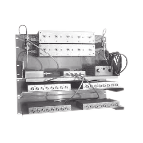 Multiacoplador-Doble Preselector, 300-512 MHz, 25-32 Canales, N/N, 3-4 MHz, 115 Vca / 13.6 Vcc.