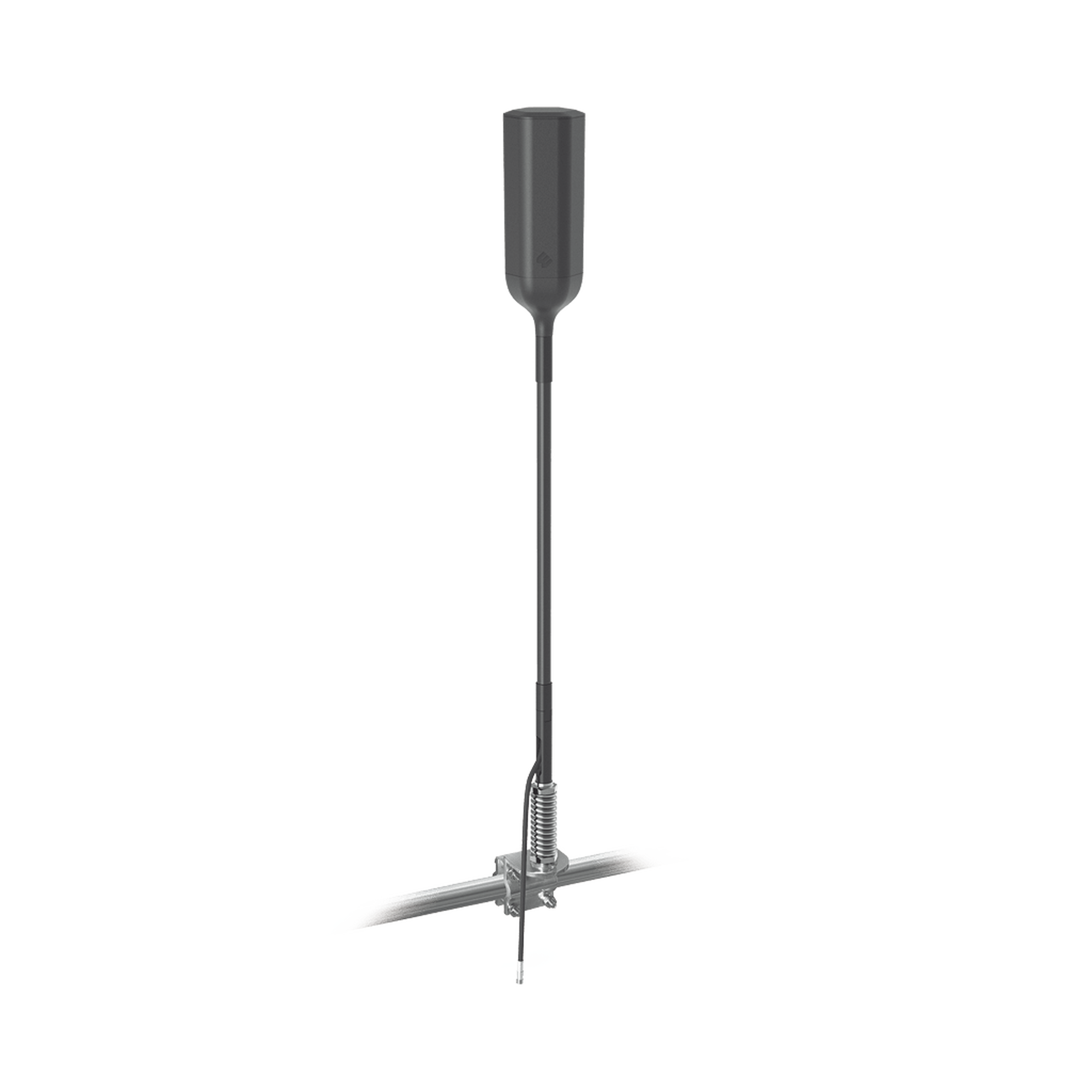 Antena Omnidireccional para Amplificador o Modem 4G/3G | Con montaje para espejo de Tractocamión | Rangos de frecuencia 700-900 MHz, 1710-2270 MHz | Ganancia Máxima 4.3 dBi.