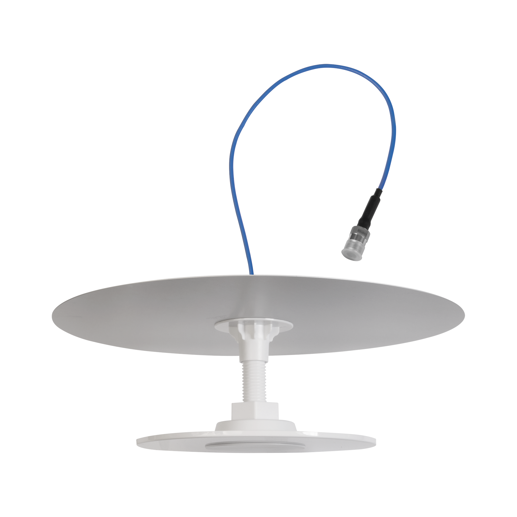 Antena Omnidireccional de Bajo Perfil Ultra Delgada con Reflector para Máxima Ganancia de 7dBi. Cubre bandas de celular 5G, 4G, 3G y WiFi de 608 a 2700 MHz.