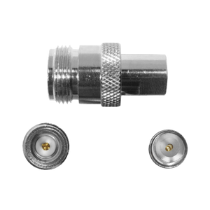 Adaptador en linea de conector N Hembra a FME Macho.