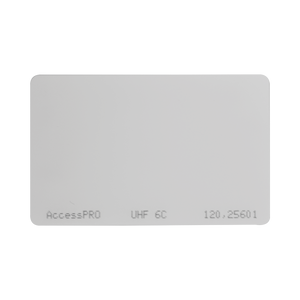 Tag UHF tipo Tarjeta para lectoras de largo alcance 900 MHZ / EPC GEN 2 / ISO 18000 6C / No imprimible / NO incluye porta tarjeta