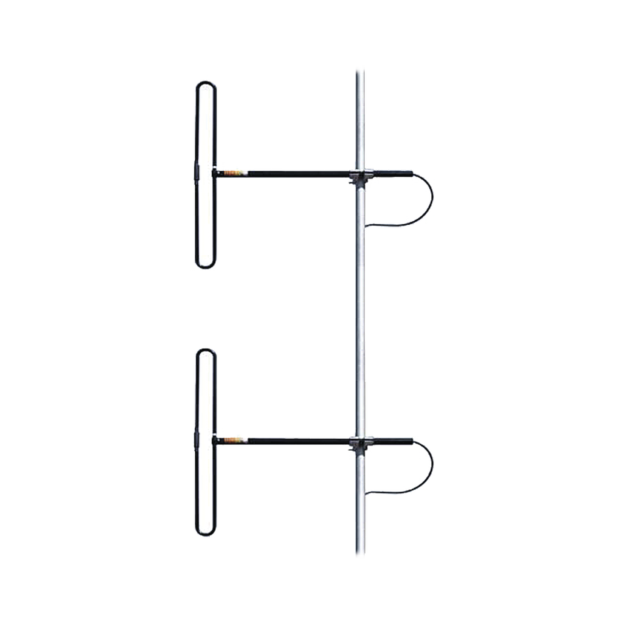 Antena Base de 2 Dipolos para 138-174 MHz, 3 dB de Ganancia, N Macho