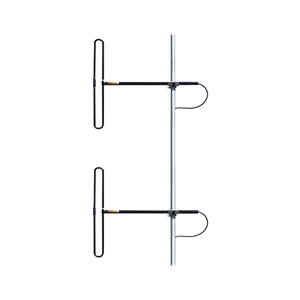 Antena Base de 2 Dipolos para 138-174 MHz, 3 dB de Ganancia, N Macho