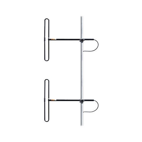 Antena Base de 2 Dipolos para 138-174 MHz, 3 dB de Ganancia, N Macho