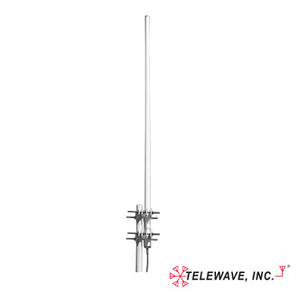 Antena Base Fibra de Vidrio, 430-475 MHz, 10 dB, 45 MHz de Ancho de Banda, 500 Watt, N Hembra.