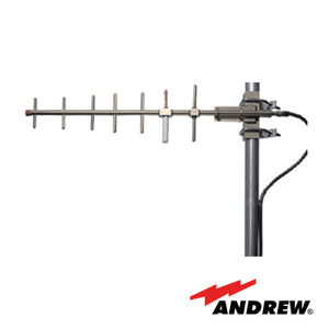 Antena Base Direccional 806-869 MHz, diseño robusto, protección contra hielo.