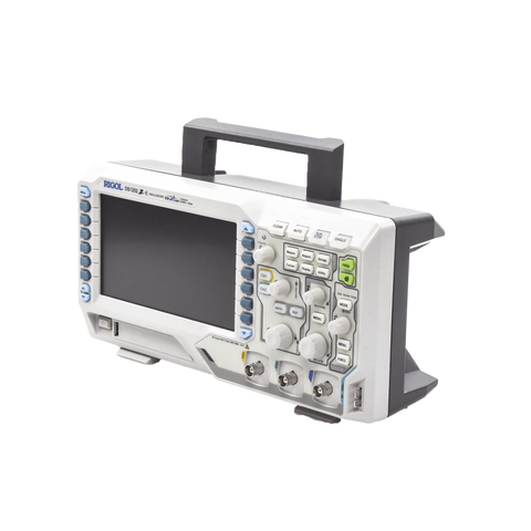 Osciloscopio Digital RIGOL de 2 Canales Análogos, 200 MHz de Ancho de Banda Análoga, Vel. de Muestreo-Tiempo Real de 1 GS/s, Base de Tiempo (min.) de 2 ns/div.