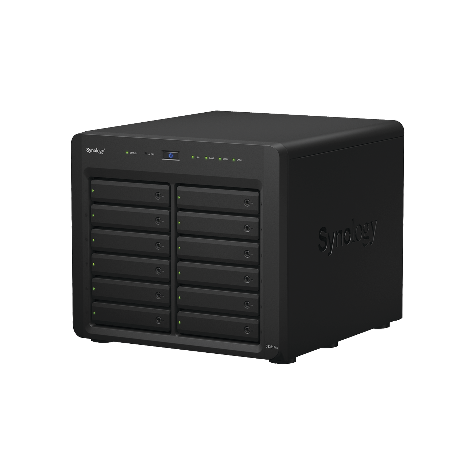 Servidor NAS de escritorio con 12 bahías / Expandible a 36 bahías / Hasta 432 TB