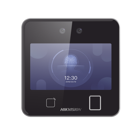 Terminal WiFi de Reconocimiento Facial ULTRA RÁPIDO / Hasta 3 mts de Lectura / 6000 Rostros / Función de Videoportero y Códigos QR / Interfaz Web / Compatible con iVMS-4200 y App HikConnect