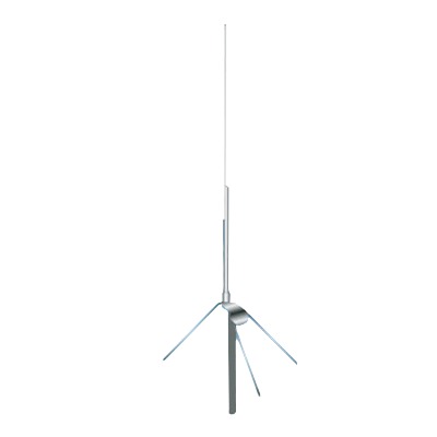 Antena Base VHF, de Aluminio/Fibra de Vidrio , Rango de Frecuencia 148-174 MHz, 3dB de Ganancia