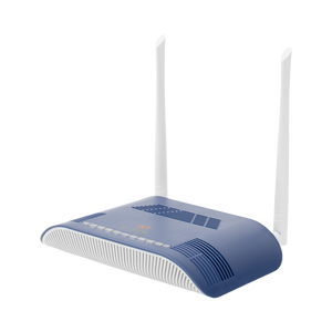 ONU Dual GPON/EPON con Wi-Fi en 2.4 GHz + 1 puerto SC/APC + 1 puerto LAN Gigabit + 1 puerto LAN Fast Ethernet + 1 puerto FXS + 1 puerto CATV, hasta 300 Mbps vía inalámbrico