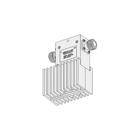 Aislador de Etapa Sencilla, 380-415 MHz, Banda Ancha de 35 MHz, Carga de 60 Watt, 125 Watt, N Hembras.