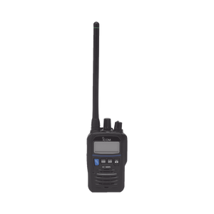 Radio VHF Portátil, Intrínsicamente Seguro, 5 W de Potencia de RF, Certificado UL, Opción de Uso en Mar y Tierra, Funciones de Emergencia, IP67 y MIL-STD-810G, 11 horas de duración de batería