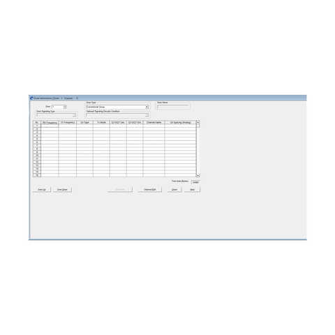 Software de programación para radios serie NX-1000 ( NX-1200 NX-1300 NX-1700 NX-1800 )