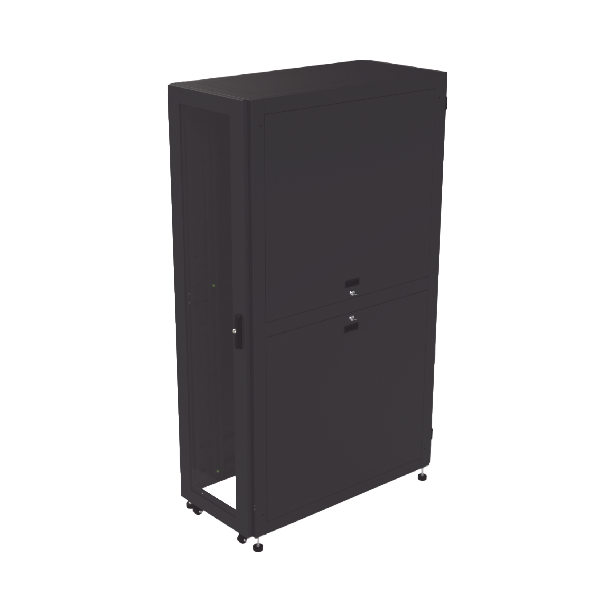 Gabinete Profesional para Telecomunicaciones de 45UR, 1200 mm Profundidad.