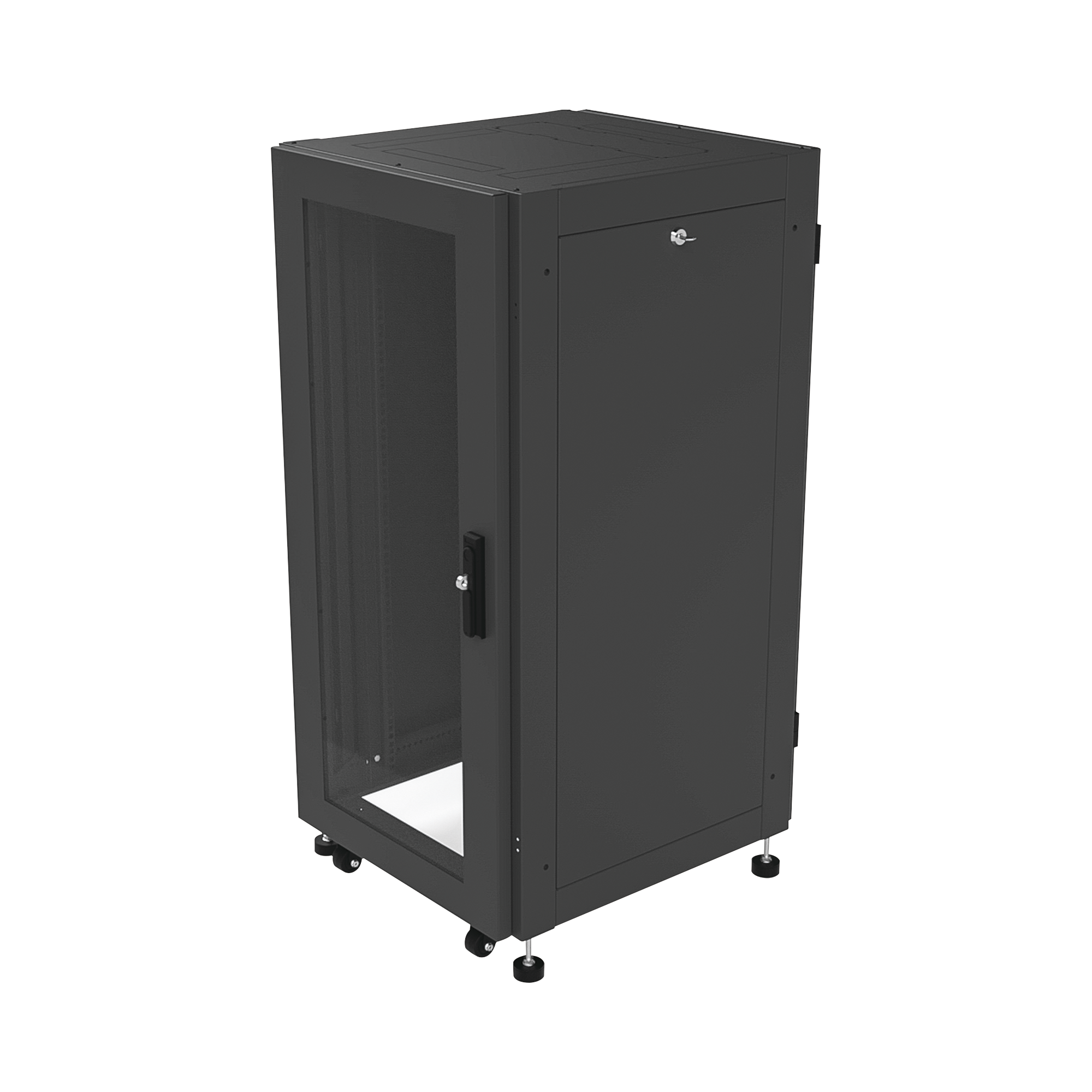 Gabinete Profesional para Telecomunicaciones de 24UR, 600 mm Profundidad.