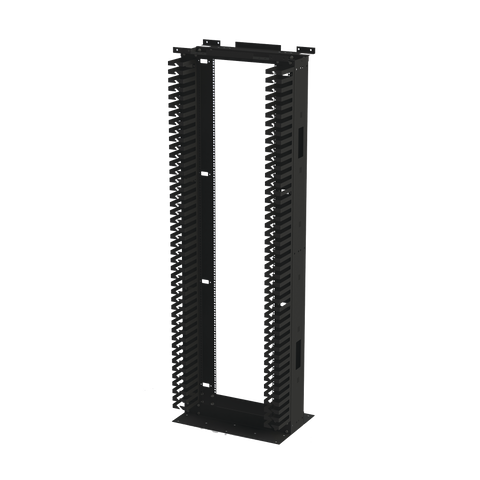 Rack de Acero de 7ft x 19in, 45UR con Organizadores Verticales Y Guía Superior para Cableado.