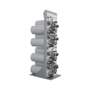 Combinador TELEWAVE en rack 19", 148-174 MHz, 3 Canales (10"Diám.) 105 kHz, 125 Watt, N Hembras.