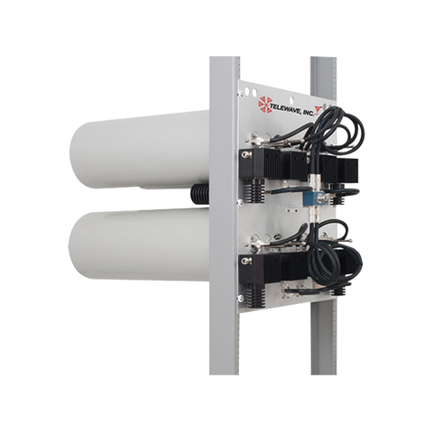 Combinador en Panel para Rack 19", 148-174 MHz, 5 Canales (8"Diam.) 125 kHz Sep. 115 Watt, N Hembras.