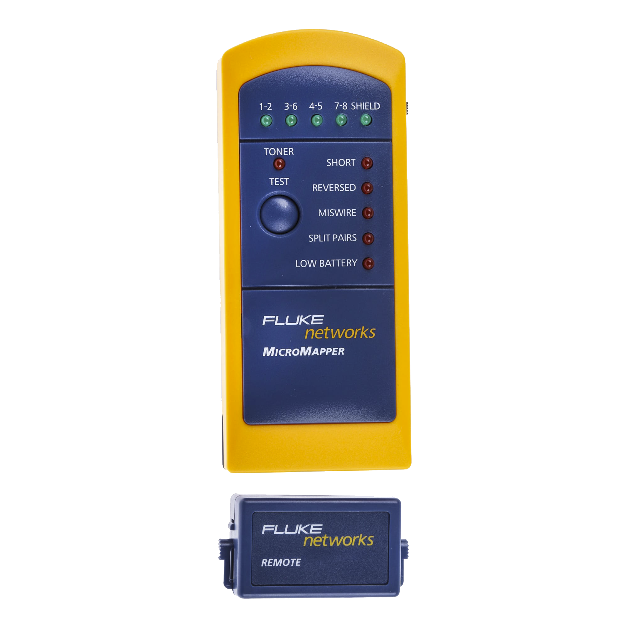 Probador de Mapa de Cableado MicroMapper™, para Verificar Rápida y Fácilmente la Integridad del Cableado de Par trenzado de Ethernet