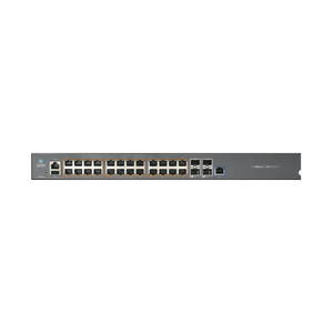 Switch cnMatrix EX2028-P capa 3 de 28 puertos (24 PoE Gigabit 802.3af/at, 4 SFP+) administración desde la Nube (MX-EX2028PxA-U)