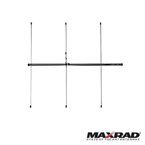 Antena base VHF, direccional, rango de frecuencia 150 - 174 MHz (Yagi 3 elementos)