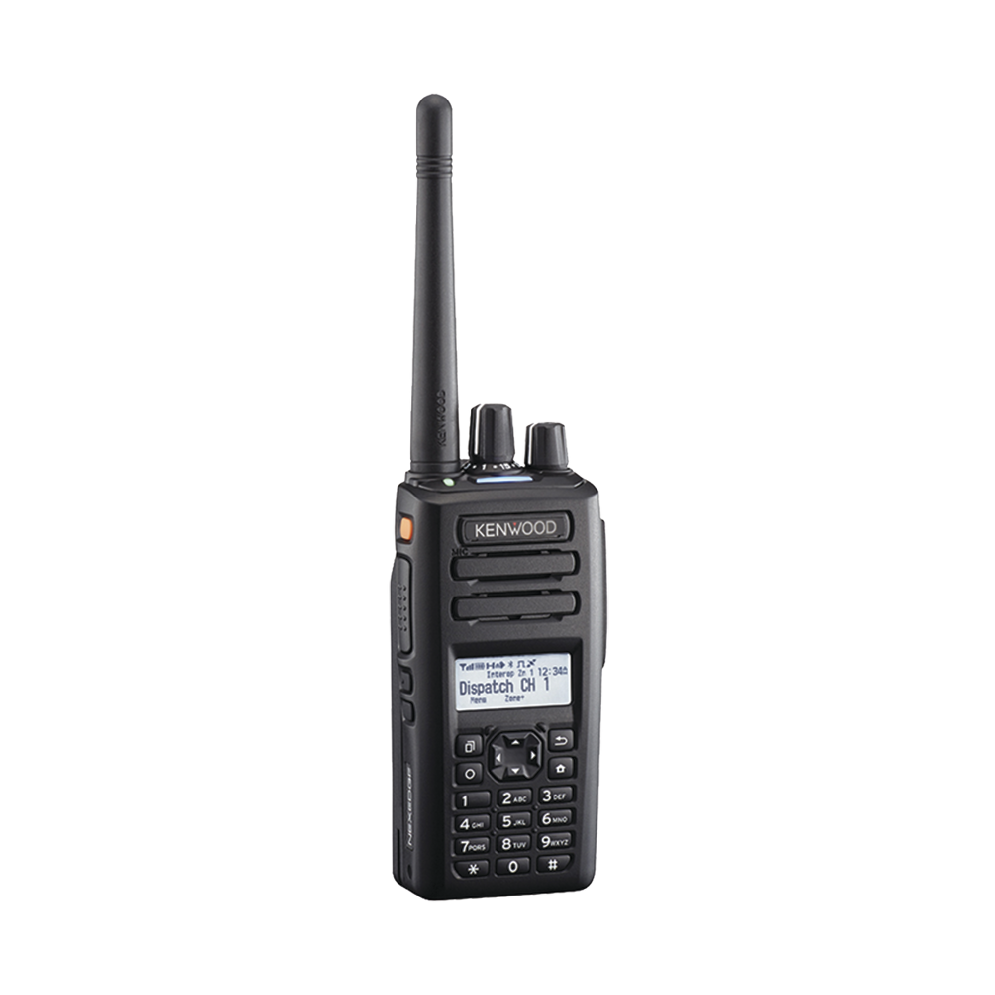 136-174 MHz, 260 Canales, Digital NXDN-DMR-Análogo, GPS, Bluetooth, IP67, 2 Pines, Incluye Batería-Antena-Cargador-Clip.