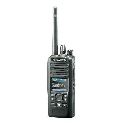 380-470 MHz, Intrínsecamente Seguro, Digital NXDN-DMR-Analógico, 5 W, Bluetooth, GPS, MicroSD, 1024 Canales, Incluye Batería, cargador, antena, y clip