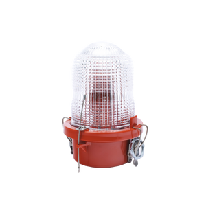 Lámpara de Obstrucción Roja/ Luz Fija Tipo L-810, LED de baja intensidad/ 120 - 240 Vca/ Luz Infraroja