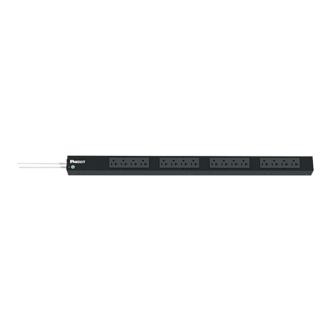 PDU Básico para Distribución de Energía, Enchufe de Entrada NEMA 5-20P, Con 16 Contactos NEMA 5-20R, de Instalación Vertical, 20 Amp, 120 Vca