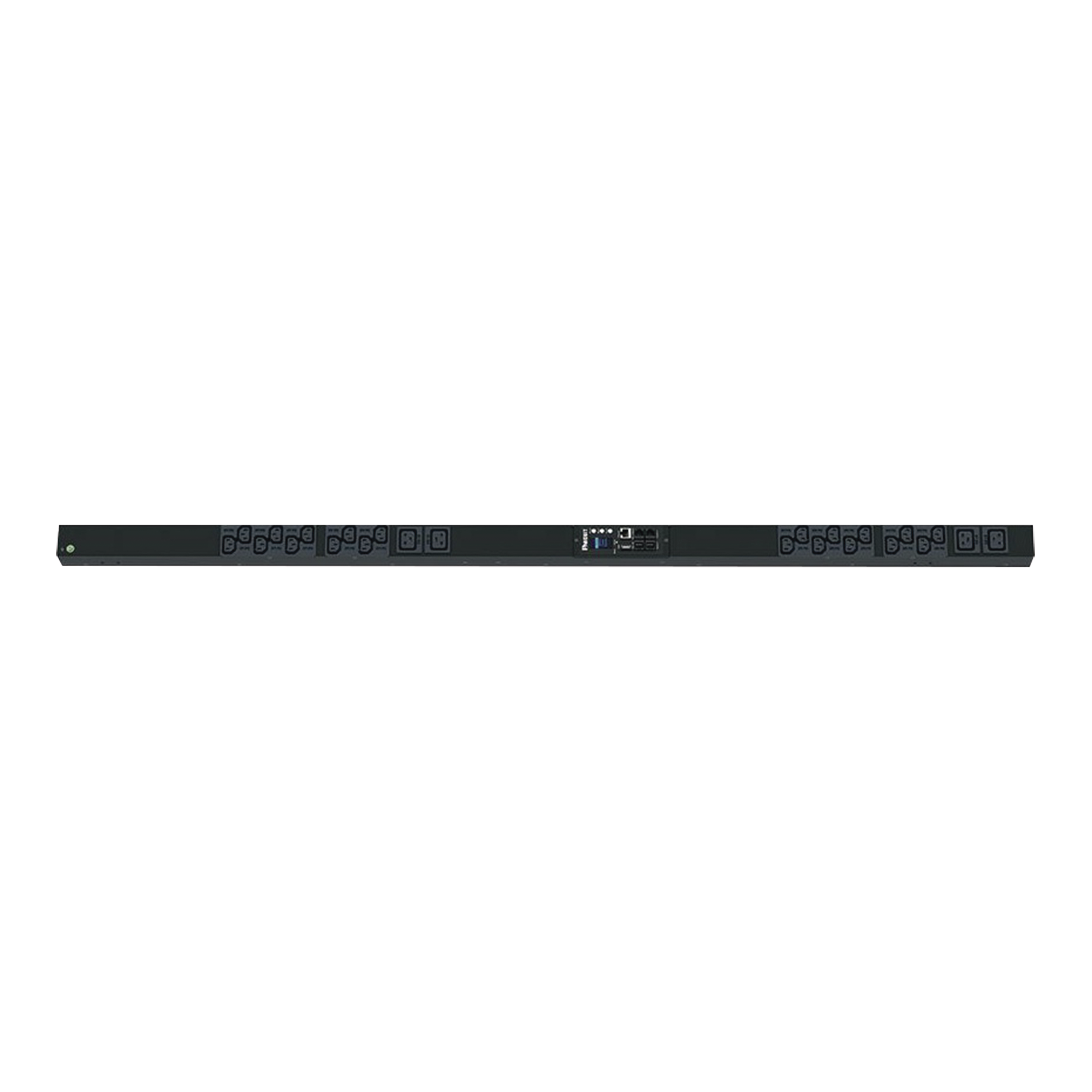 PDU Monitoreable (MI) para Distribución de Energía, Enchufe de Entrada NEMA L6-20P, Con 20 Salidas C13 y 4 C19, de Instalación Vertical, 120 o 220 Vca, 20 Amp