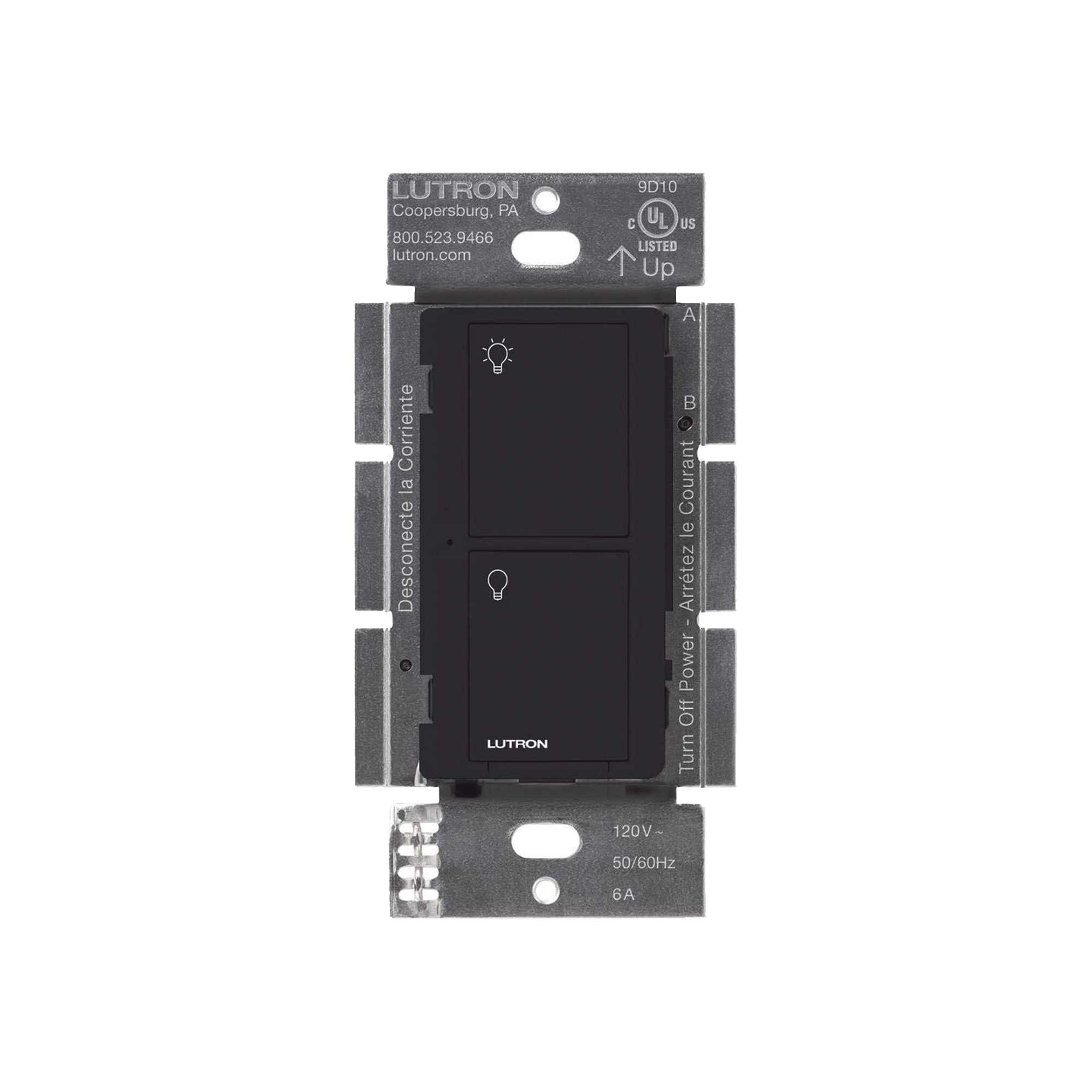 (Caseta Wireless) Interruptor Inteligente On/Off, requiere cable neutro. 6A, /120V