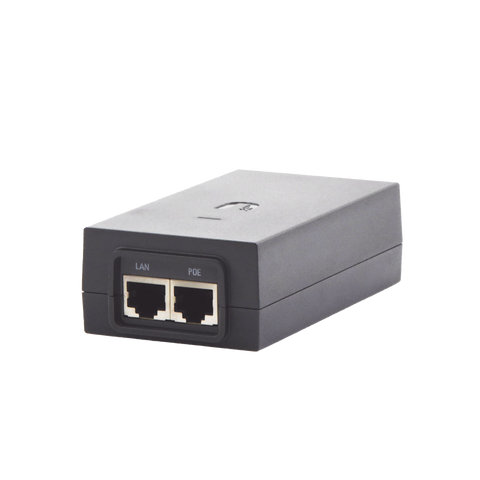 Adaptador PoE Ubiquiti de 50 VDC, 1.2 A puerto Gigabit para equipos airFiber