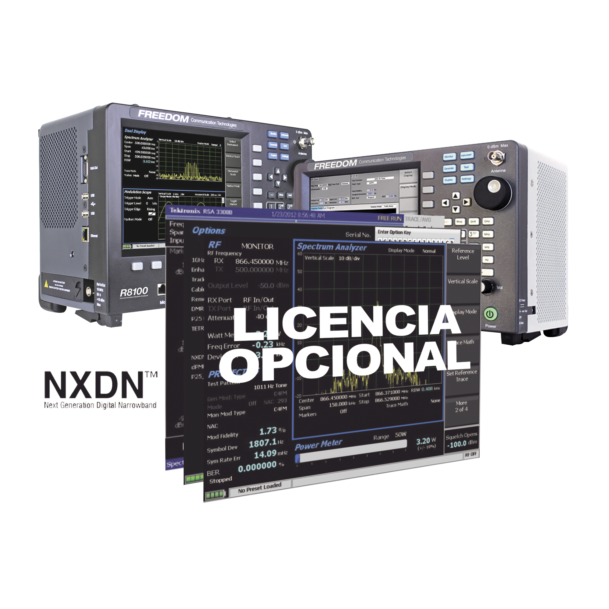 Opción de Software Auto-Tune para Móviles y Portátiles Series NX de Kenwood en R8000 /R8100.