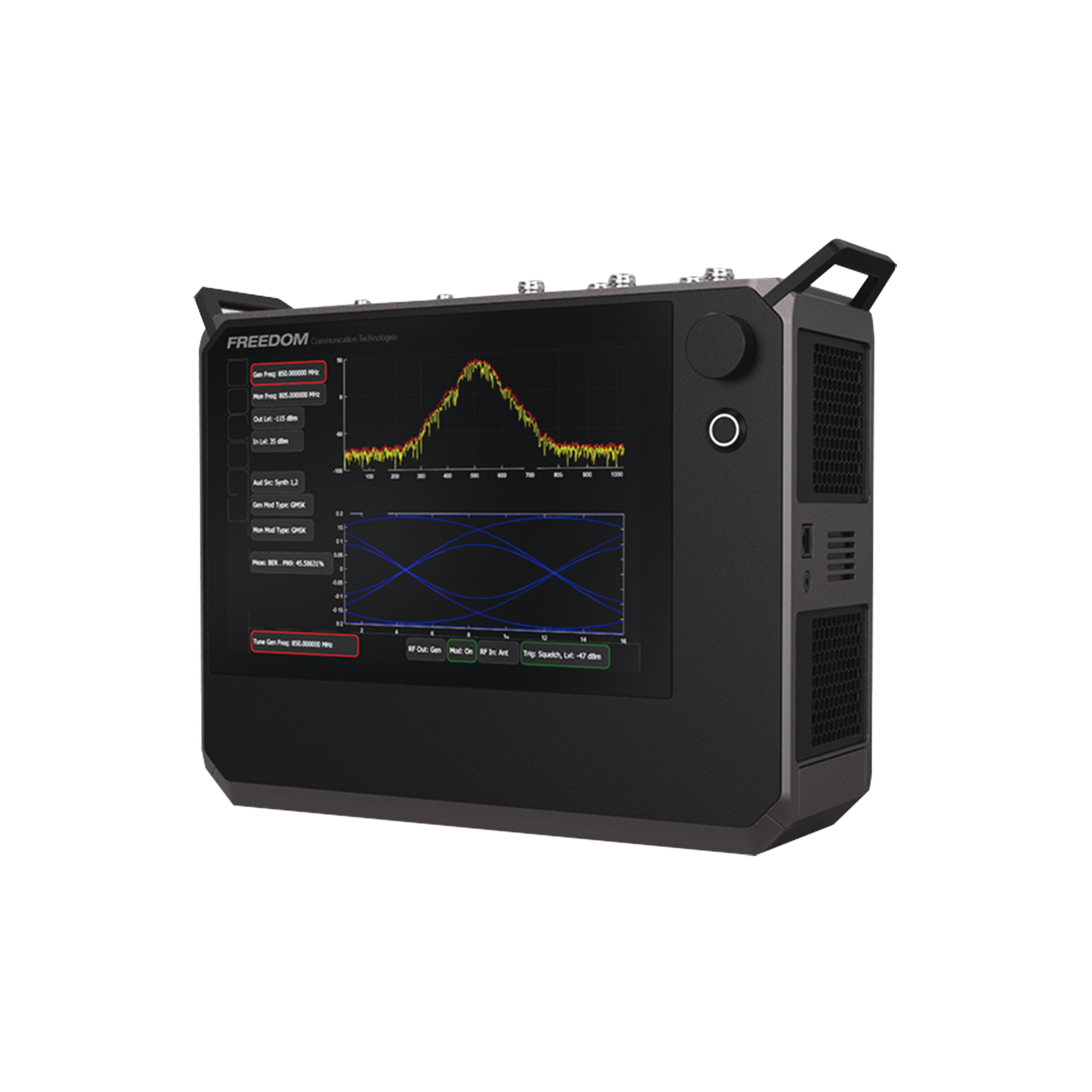 Analizador Profesional para Sistemas de Radiocomunicación Ultra Portátil, 6 GHz.