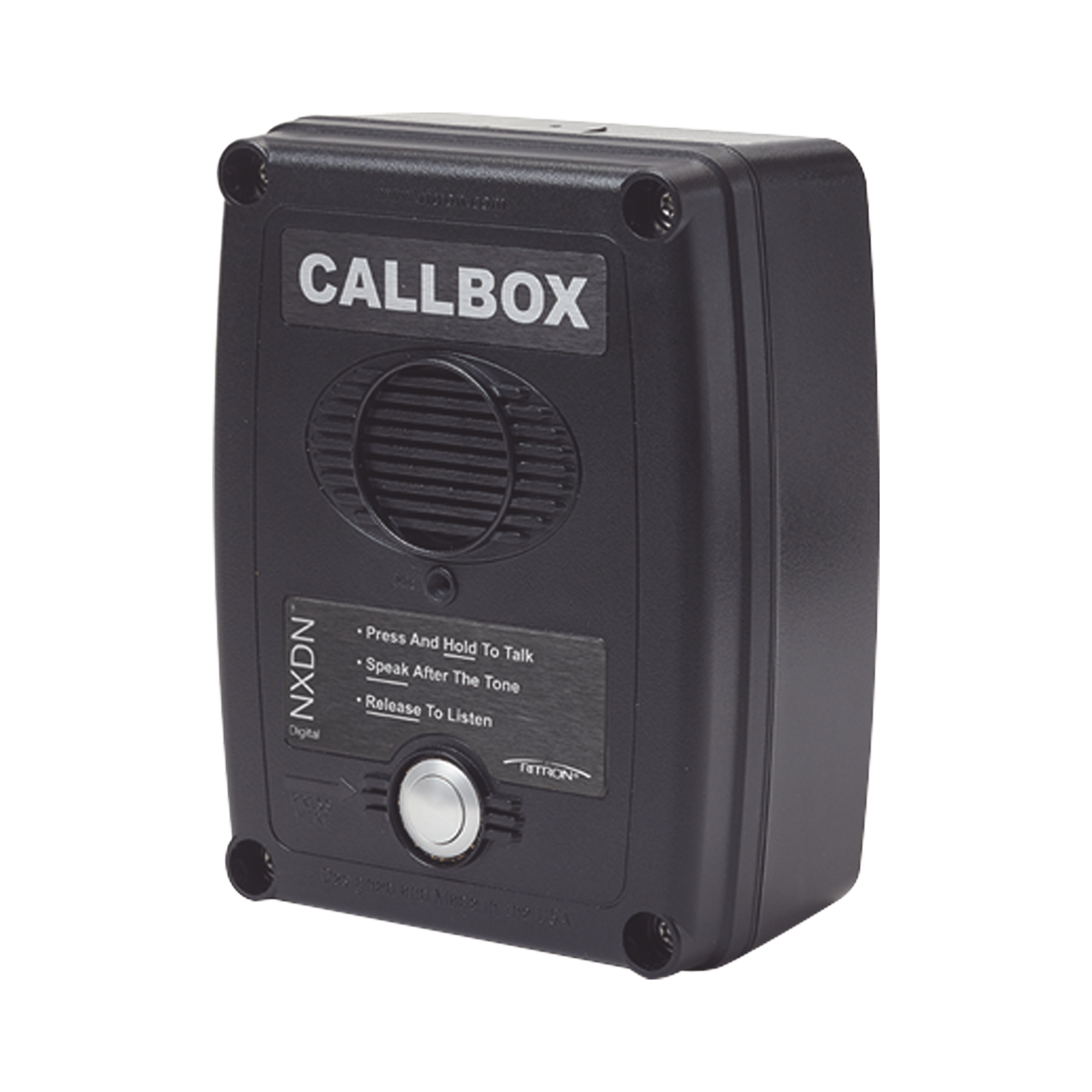 Callbox Digital NXDN, Intercomunicador Inalámbrico Vía Radio VHF 150-165MHZ, Serie XD en Color Negro