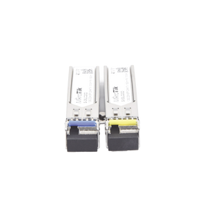 Transceptores MiniGbic SFP 1.25G LC WDM para fibra Mono Modo 20 Kms