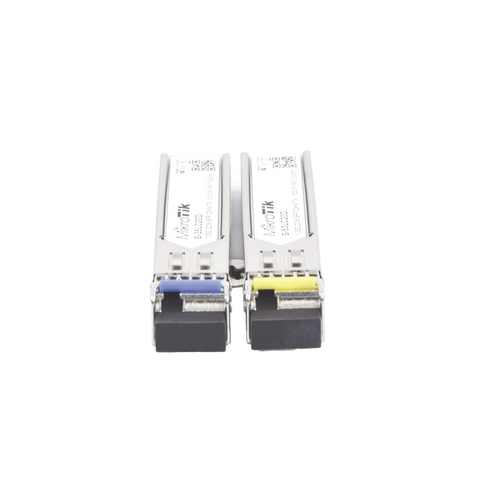 Transceptores MiniGbic SFP 1.25G LC WDM para fibra Mono Modo 20 Kms