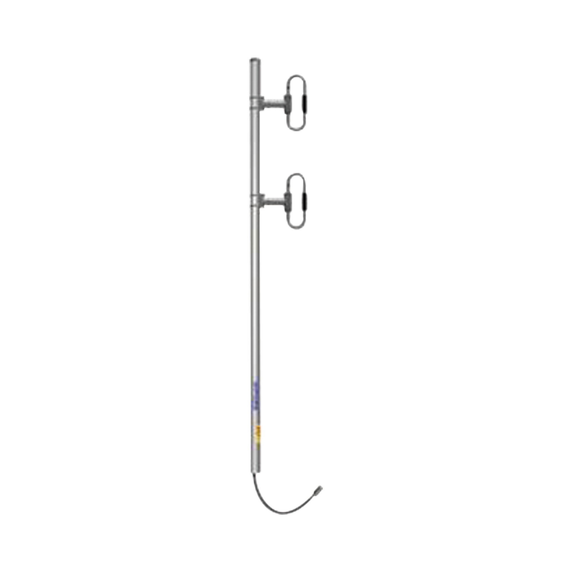 Antena Base de 2 Dipolos, 406-512 MHz, 5.5 dBd, 106 MHz Ancho de Banda, OFFSET, 150 Watt, N Hem, Inclinación Opcional "Tilt" de 0, 2, 4, 6, 8 o 10 Grados.