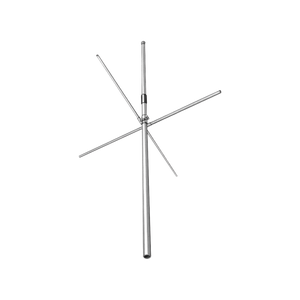 Antena Omni en Banda Aérea con Plano de Tierra, 118-138 MHz, 2.5 dBd, Ajustable el Ancho de Banda desde 1.6-2.1 %, 250 Watt, N Macho.