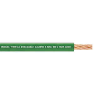 (SLY311) Cable Eléctrico de Cobre Recubierto THW-LS Calibre 12 AWG 19 Hilos Color Verde (100 metros)