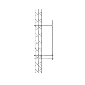 Montaje Lateral Ajustable en Kit para Montaje de Antenas de 6.35 cm. de Diámetro-Base y 91 cm. de Distancia de Separación a la Torre.