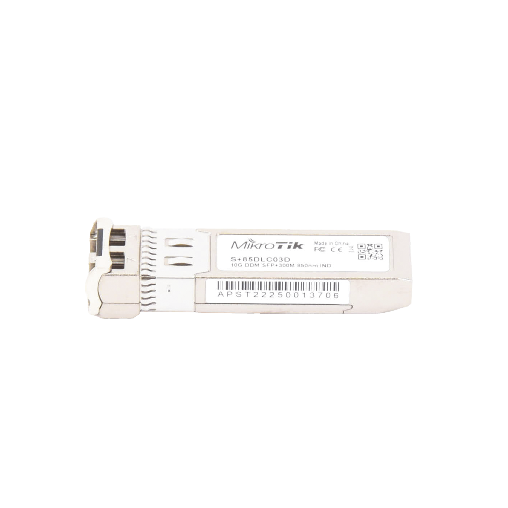 Transceptor MiniGbic SFP+ 10G LC Duplex para fibra Multi Modo 300mts