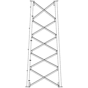 Sección 7 Intermedia para Torre Autosoportada línea SSV (Código de Fábrica: 7N)