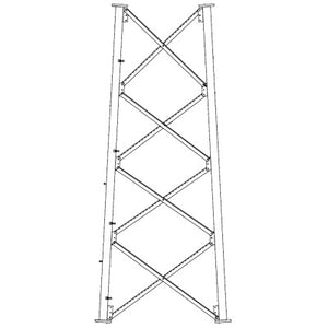 Sección 8 Base para Torre Autosoportada línea SSV (Código de Fábrica: 8N106)