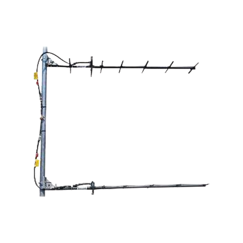 Antena Yagi Doble Direcional de 7 elementos, 403-430 MHz, 12.5 dB, 27 MHz, 250 Watt, N Macho.