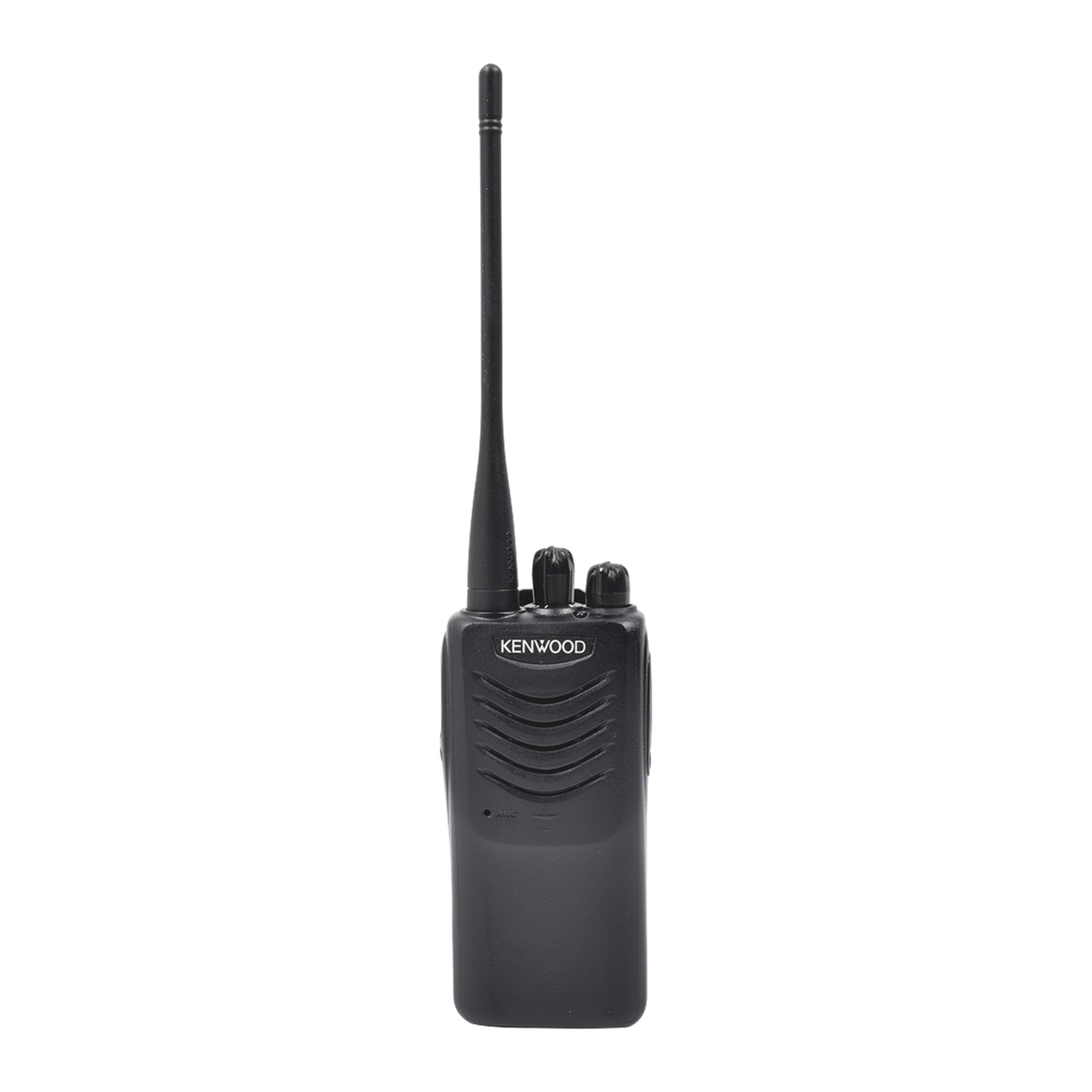 440-480 MHz, Práctico y Ligero, MIL-STD-810, 16 Canales, DTMF, IP54, VOX, Scan, Incluye antena, batería, cargador y clip